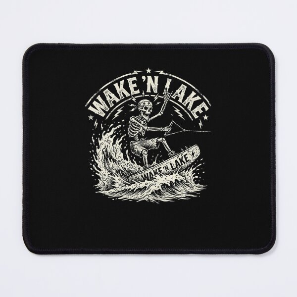 Item preview, WAKE 'N LAKE Skeleton Wakeboarding Water Sports designed and sold by snowry.