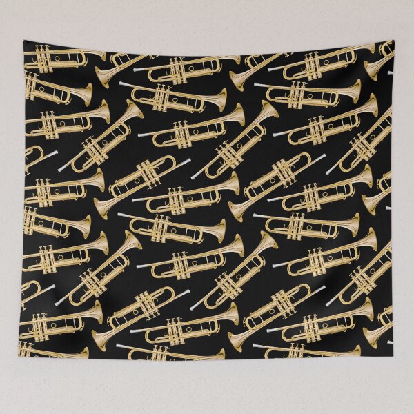 Item preview, trumpet on black designed and sold by kobyakov.