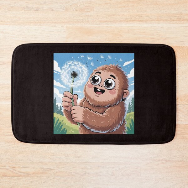 Item preview, Bigfoot Blowing Dandelion – Dreamy Sasquatch Cryptid Gift Idea designed and sold by Redgiant87x.