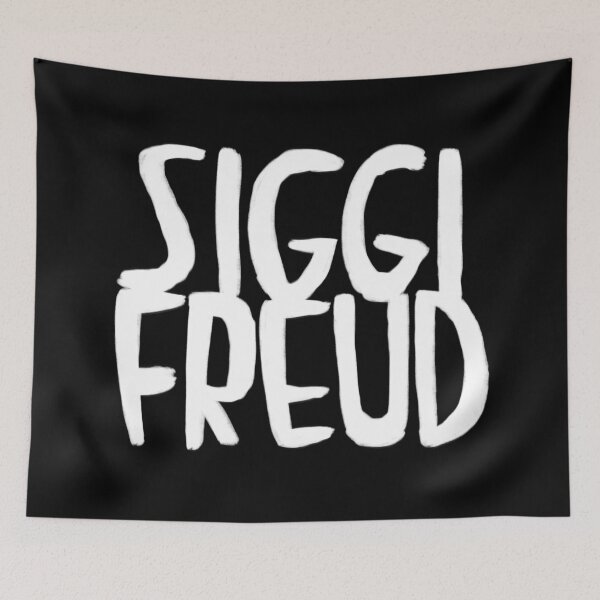 Item preview, Funny, Siggi Freud, Sigmund Freud designed and sold by badlydrawnbabe.
