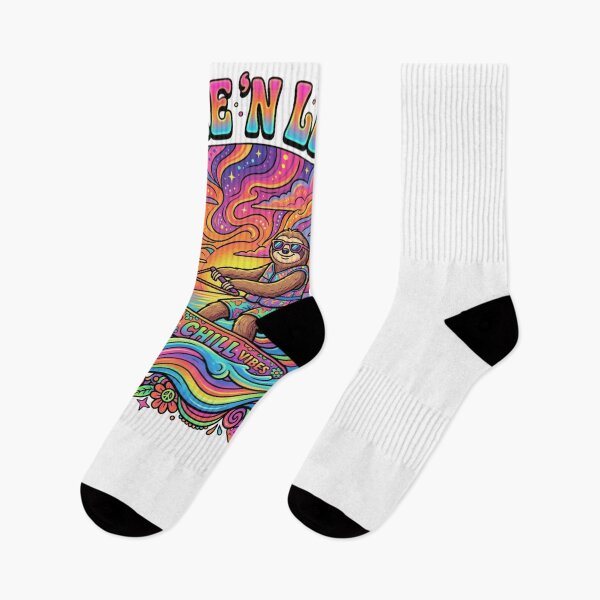 Item preview, Wake 'N Lake Chill Vibes Sloth Wakeboarding Summer designed and sold by snowry.