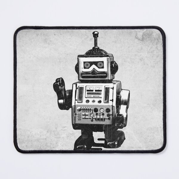 Item preview, Vintage Tin Wind-Up Robot Toy Atomic Age designed and sold by Ghoul Enterprises.