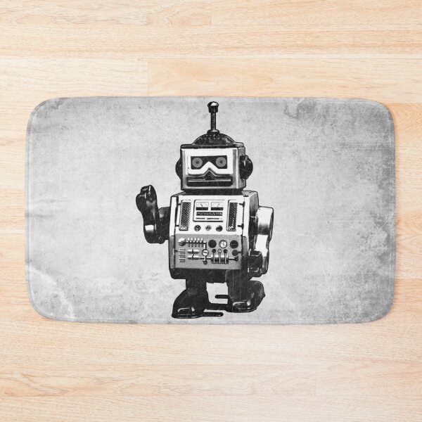 Item preview, Vintage Tin Wind-Up Robot Toy Atomic Age designed and sold by Ghoul Enterprises.