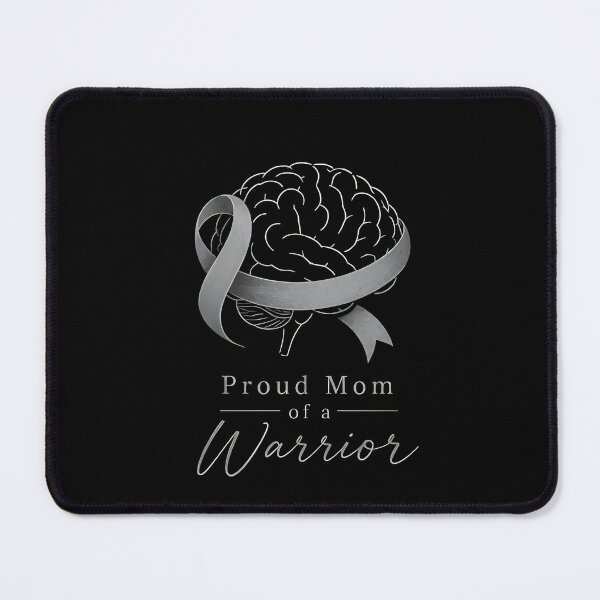 Item preview, Brain Tumor Awareness Proud Mom Warrior Shirt designed and sold by PixelForge11.
