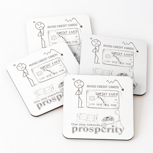 Item preview, Avoid credit cards, one step towards prosperity designed and sold by re2m.