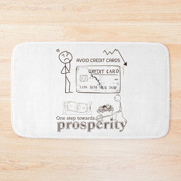 Item preview, Avoid credit cards, one step towards prosperity designed and sold by re2m.