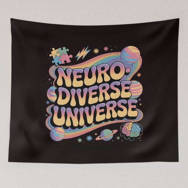 Item preview, Neurodiverse Universe – Autism Awareness & Neurodiversity Pride designed and sold by Redgiant87x.