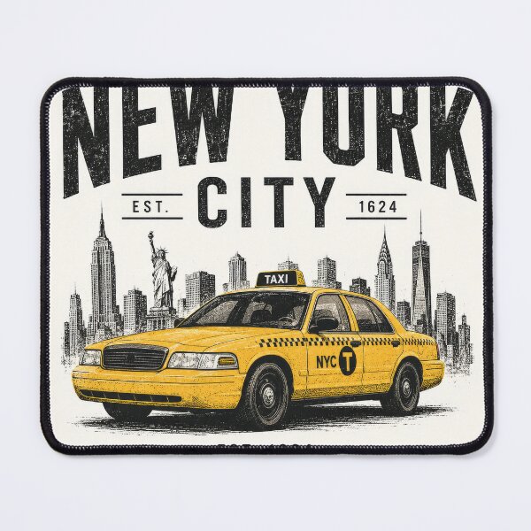 Item preview, New York City Taxi Skyline Vintage | NYC Yellow Cab Retro Streetwear Design designed and sold by Kate1art.