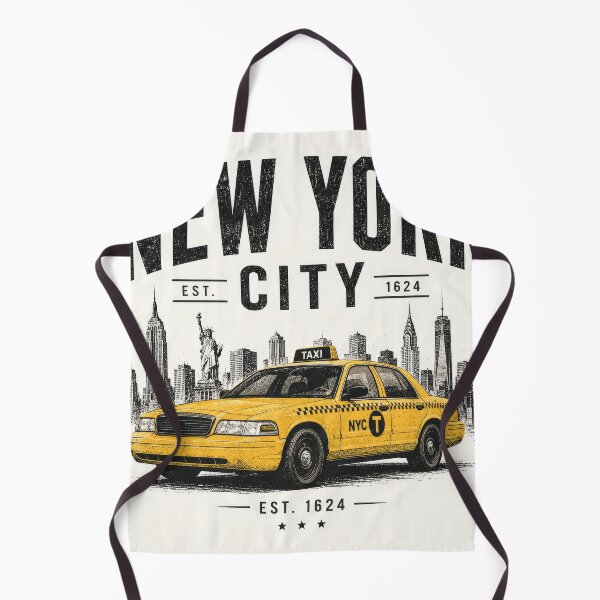 Item preview, New York City Taxi Skyline Vintage | NYC Yellow Cab Retro Streetwear Design designed and sold by Kate1art.