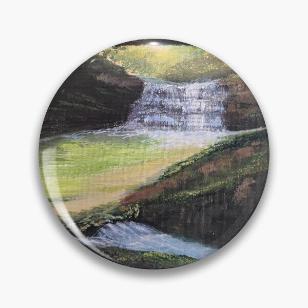 Item preview, Tranquil Waters. Waterfall art designed and sold by Janeconwayart.