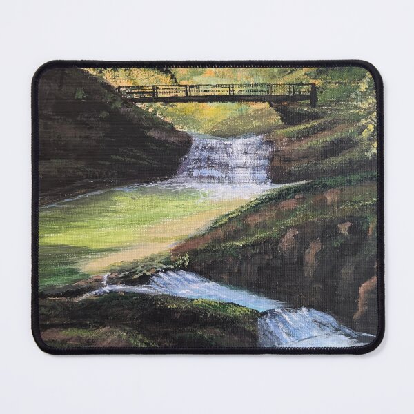 Item preview, Tranquil Waters. Waterfall art designed and sold by Janeconwayart.