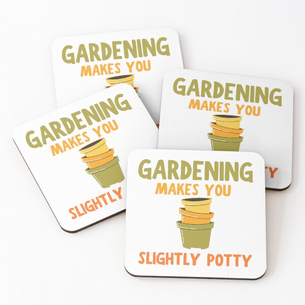 Item preview, Gardening Makes You Slightly Potty Funny Plant Lover Design designed and sold by BritishDelights.