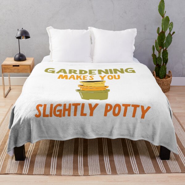 Item preview, Gardening Makes You Slightly Potty Funny Plant Lover Design designed and sold by BritishDelights.
