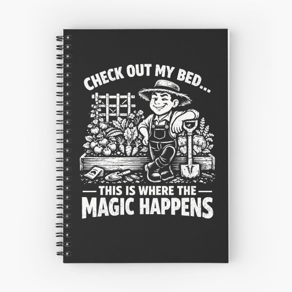 Item preview, Check Out My Bed This Is Where The Magic Happens T-Shirt, Funny Gardener Gift, Vegetable Garden Lover Graphic Tee designed and sold by pipolabco.