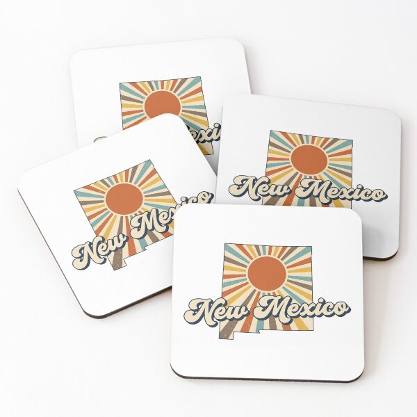 Item preview, New Mexico Retro Sunset State Silhouette – Vintage Distressed Design designed and sold by Paper Drip.