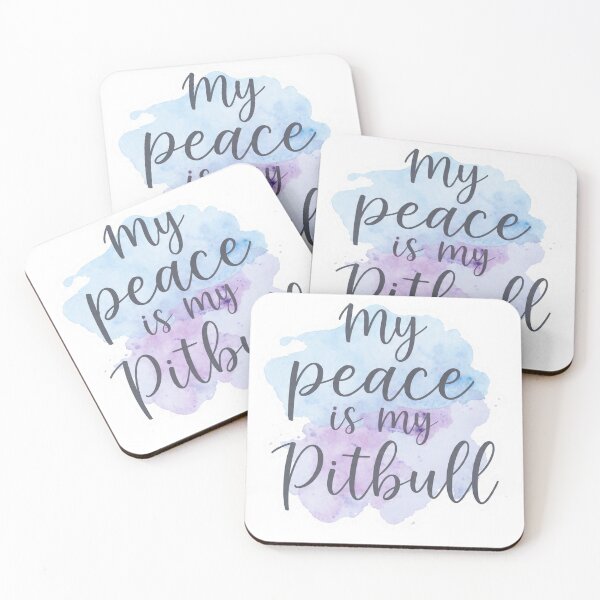 Item preview, Pastel Watercolor Peace Pitbull Sticker designed and sold by My Pitbull Place.