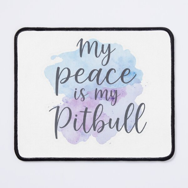Item preview, Pastel Watercolor Peace Pitbull Sticker designed and sold by My Pitbull Place.