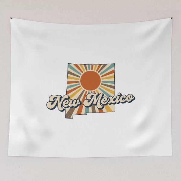 Item preview, New Mexico Retro Sunset State Silhouette – Vintage Distressed Design designed and sold by Paper Drip.