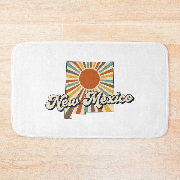 Item preview, New Mexico Retro Sunset State Silhouette – Vintage Distressed Design designed and sold by Paper Drip.