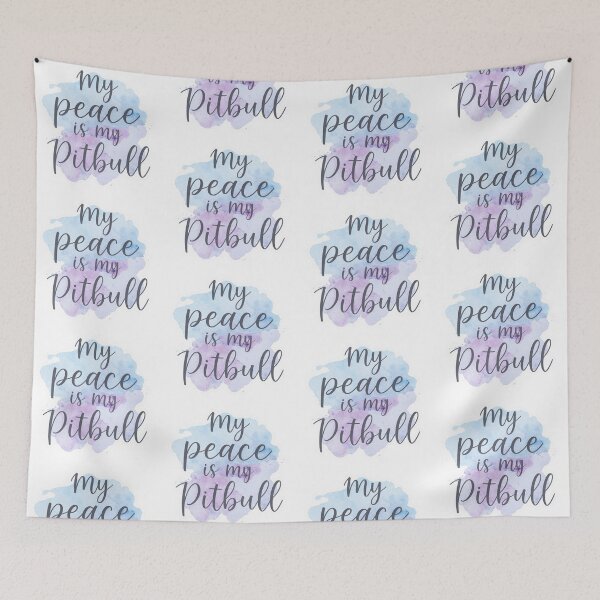 Item preview, Pastel Watercolor Peace Pitbull Sticker designed and sold by My Pitbull Place.