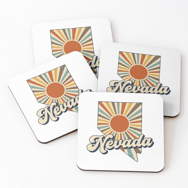 Item preview, Nevada Retro Sunset State Silhouette – Vintage Distressed Design designed and sold by Paper Drip.