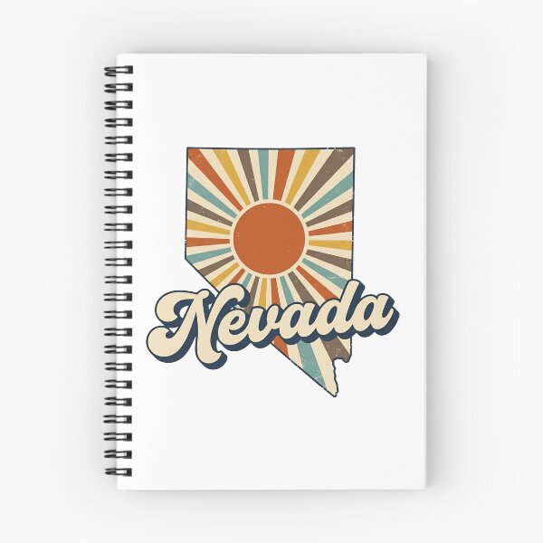 Item preview, Nevada Retro Sunset State Silhouette – Vintage Distressed Design designed and sold by Paper Drip.
