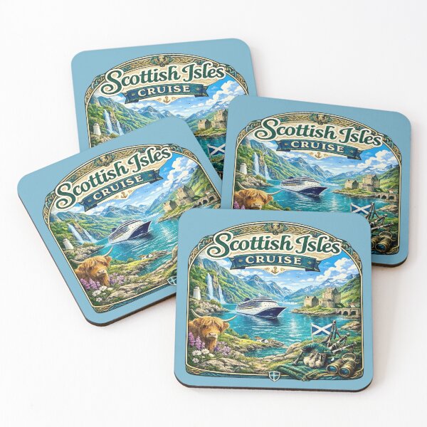 Item preview, Scottish Isles Cruise - Coastal Highlands Scotland  designed and sold by Myra365Art.