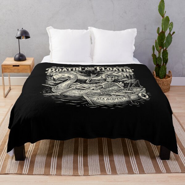 Item preview, Boatin' and Floatin' Skeleton Flamingo Boat designed and sold by snowry.