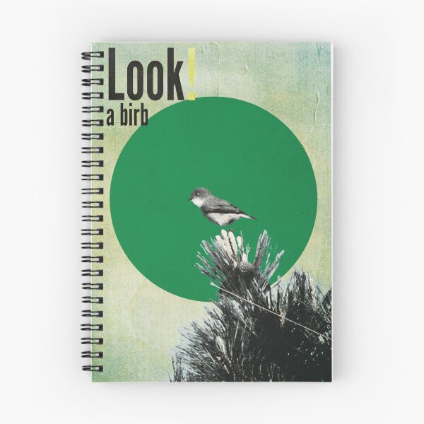 Item preview, Look! A Birb - Vintage Typography Graphic Poster designed and sold by SolarFlareCL.