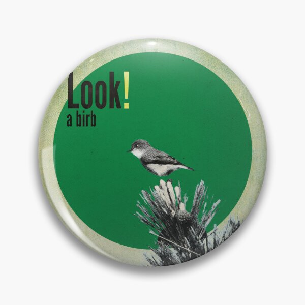 Item preview, Look! A Birb - Vintage Typography Graphic Poster designed and sold by SolarFlareCL.