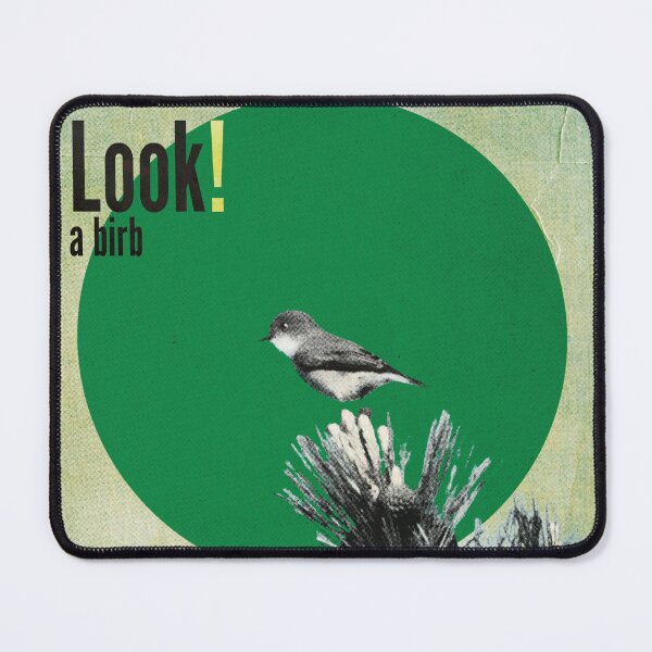 Item preview, Look! A Birb - Vintage Typography Graphic Poster designed and sold by SolarFlareCL.