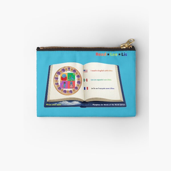 Item preview, Lilou - An Adorable blue Cat Art for Kids  designed and sold by Words of the World Edition.