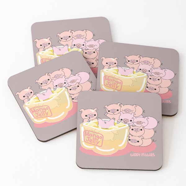 Item preview, The Giddy Piggies Eat Mango Jelly designed and sold by Giddy Piggies.