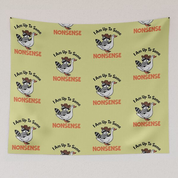 Item preview, Raccoon “I Am Up To Some Nonsense” designed and sold by LegendsOfLife37.