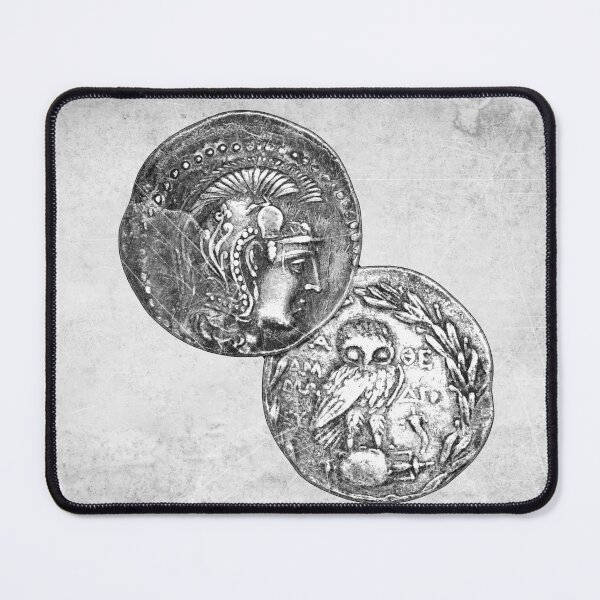 Item preview, Ancient Greek Tetradrachm Coin Athena Owl Athens designed and sold by Ghoul Enterprises.
