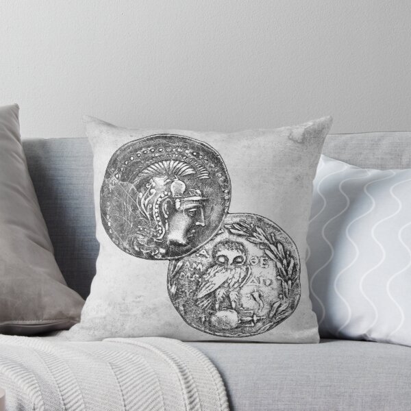 Item preview, Ancient Greek Tetradrachm Coin Athena Owl Athens designed and sold by Ghoul Enterprises.