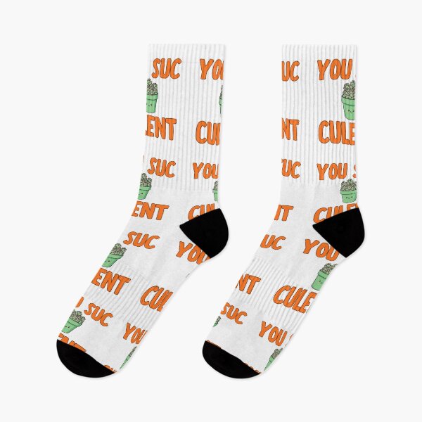 Item preview, You Suc Culent Cute Succulent Pun Design designed and sold by BritishDelights.