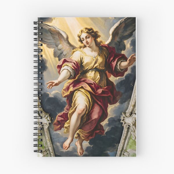 Item preview, Baroque-Style Angel Descending Through Divine Light designed and sold by arthubgirl.