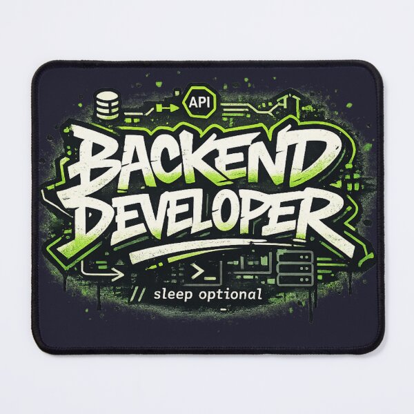 Item preview, Backend Developer Graffiti Shirt – API Coding Humor Tech Streetwear designed and sold by Mladen Rudonja Studio.