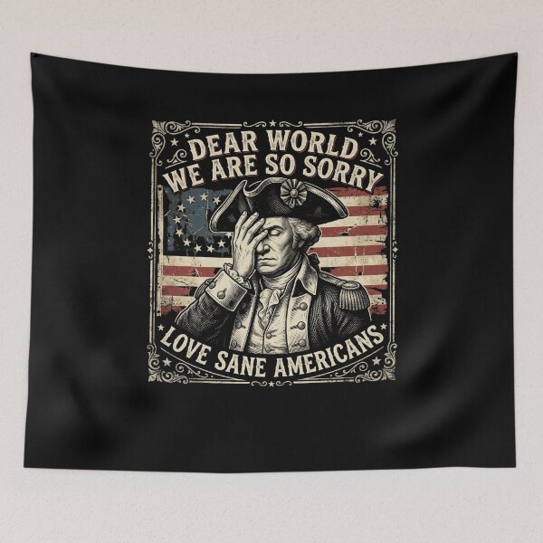 Item preview, Dear World We Are So Sorry Love Sane Americans designed and sold by snowry.