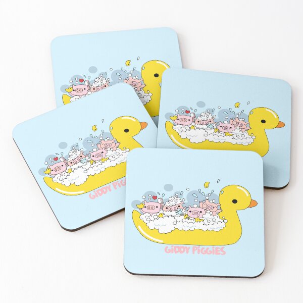 Item preview, Bubble Bath Time Giddy Piggies designed and sold by Giddy Piggies.