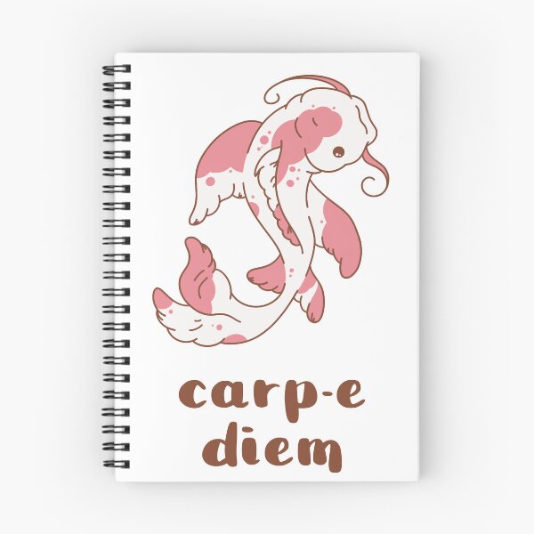 Item preview, carp-e diem fish pun designed and sold by mind over morgan .