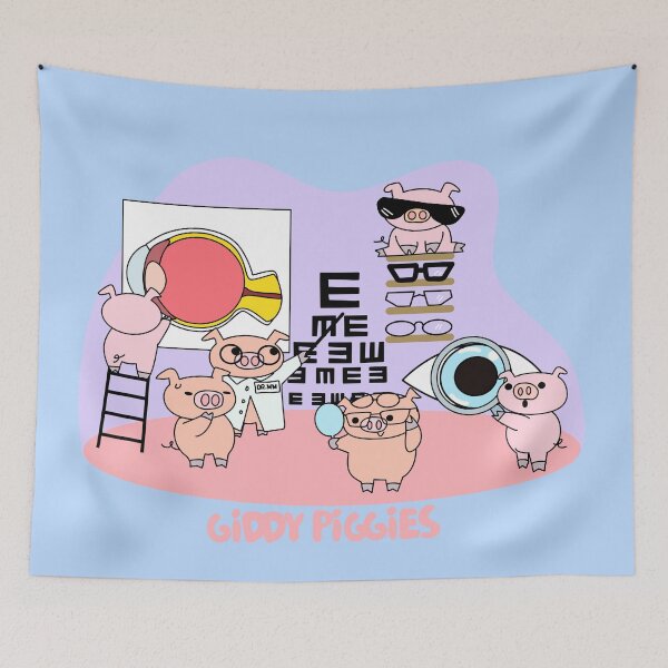 Item preview, Giddy Piggies Eye Exam designed and sold by Giddy Piggies.
