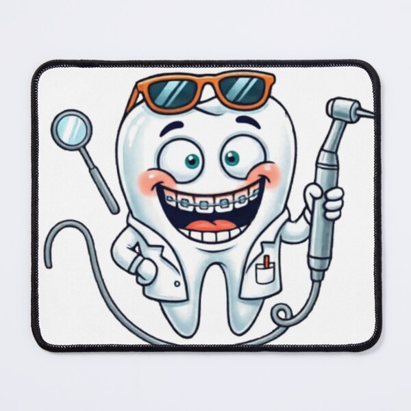Item preview, Cool Dentist Tooth Cartoon Sticker designed and sold by DrRanda.