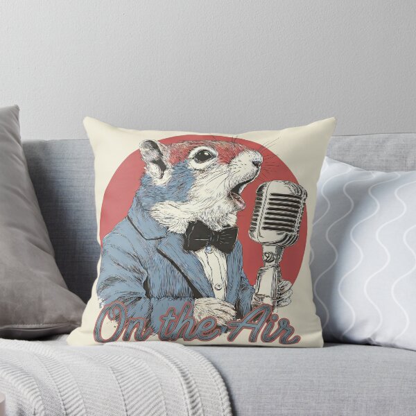 Item preview, On the Air - Vintage Squirrel Lounge Art designed and sold by Cosmic Cactus.