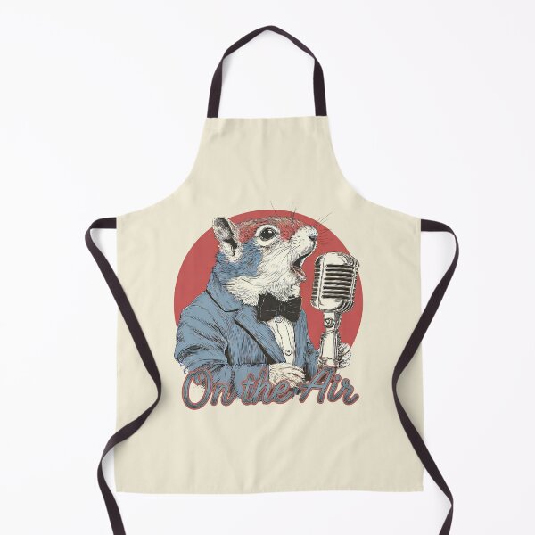 Item preview, On the Air - Vintage Squirrel Lounge Art designed and sold by Cosmic Cactus.