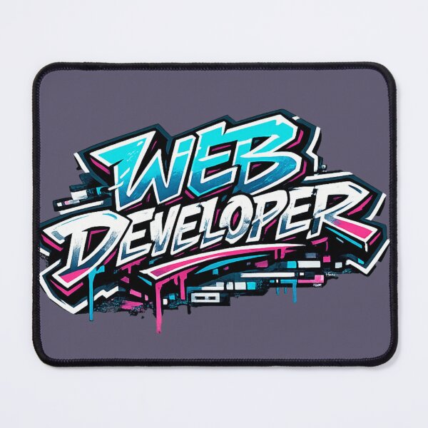 Item preview, Web Developer Graffiti Shirt – Retro Cyber Coding Streetwear Tee designed and sold by Mladen Rudonja Studio.