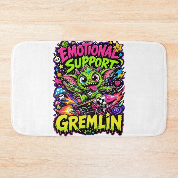 Item preview, Neon Emotional Support Gremlin designed and sold by Wolf Creator.