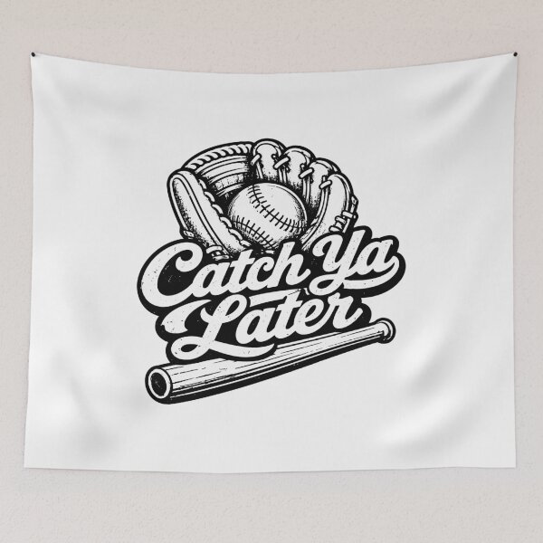 Item preview, Catch Ya Later Baseball Catcher Gift designed and sold by gunaone-design.