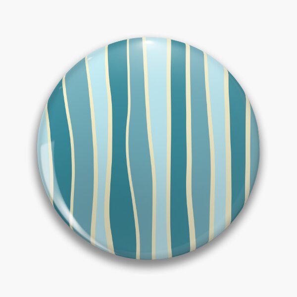 Item preview, Imperfect stripe - Teal blue  designed and sold by Pattern Pie.